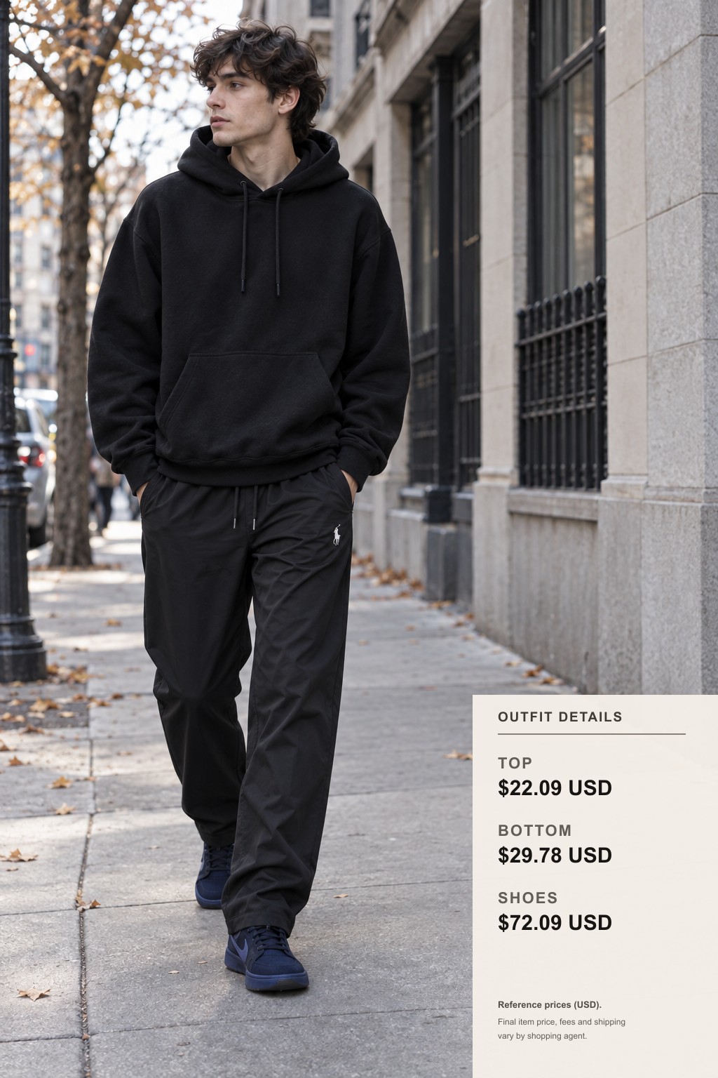 stussy Hoodie Layering for Winter outfit 1 full-body street style for fashionreps