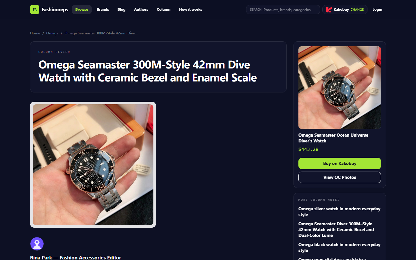 How to Read an Omega Watch Page: From Specs to QC Evidence