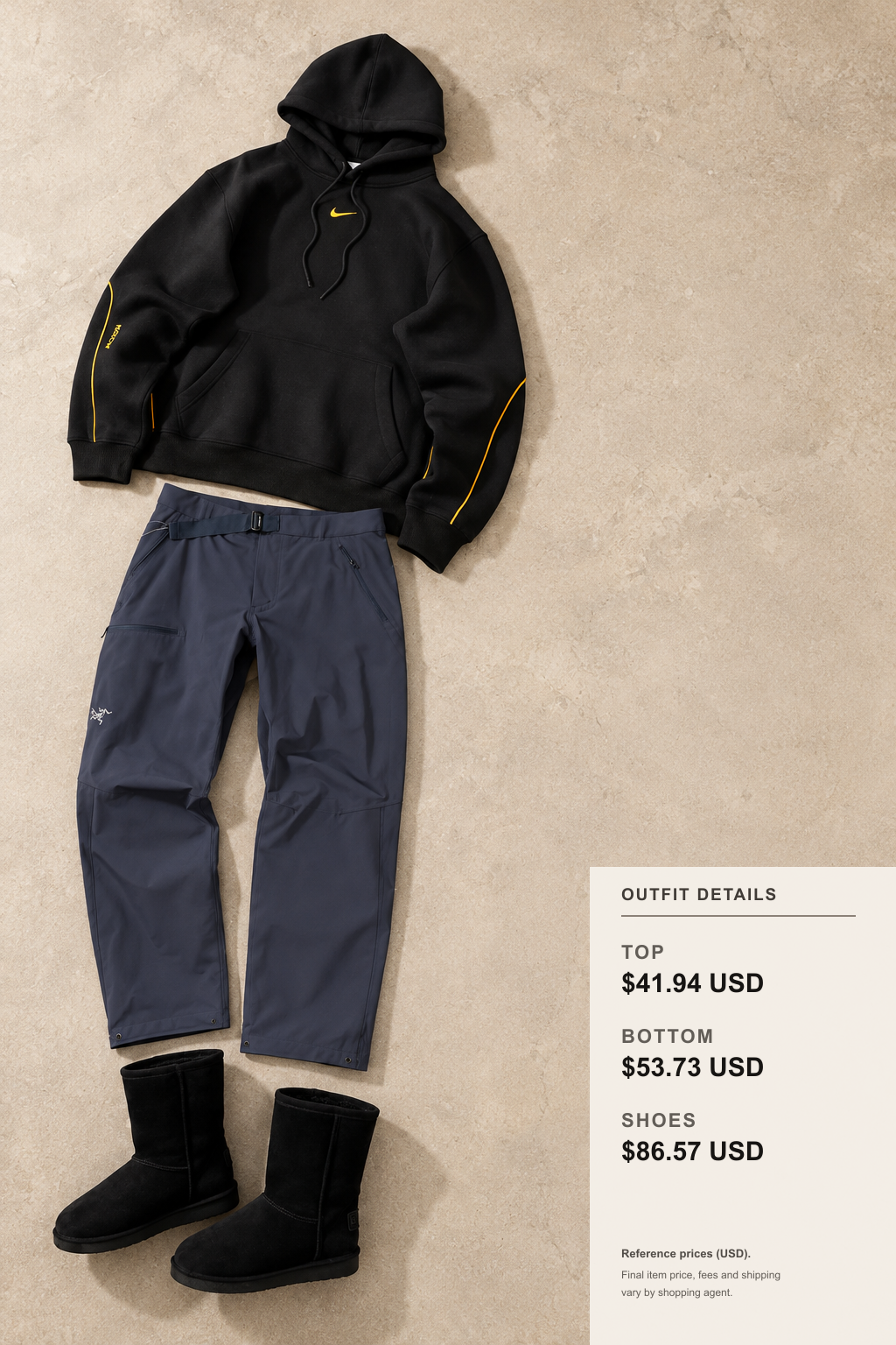 Style Nike Gray Hoodie with Commuter Pants