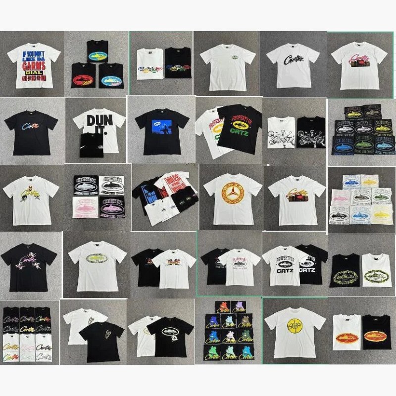 Corteiz Graphic Print Multicolor T-Shirt Collection Review: A $4.93 Loose Crew-Neck Tee Tested for a Week