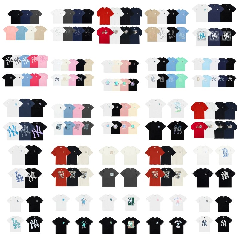 MLB Multi-Color T-Shirt Collection Review: 40+ Colorways, 100% Cotton, S–XXXL